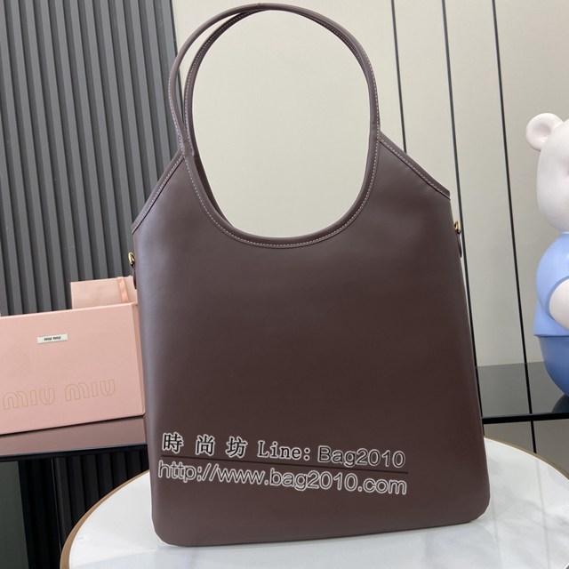 miumiu專櫃繆繆最新款女士IVY牛皮托特單肩包 jh2329型號：500231